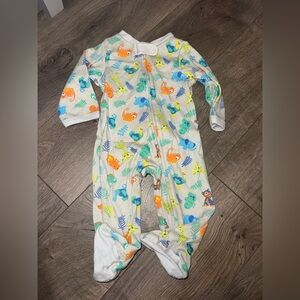 Carter's Multicolor Animal Print Footie